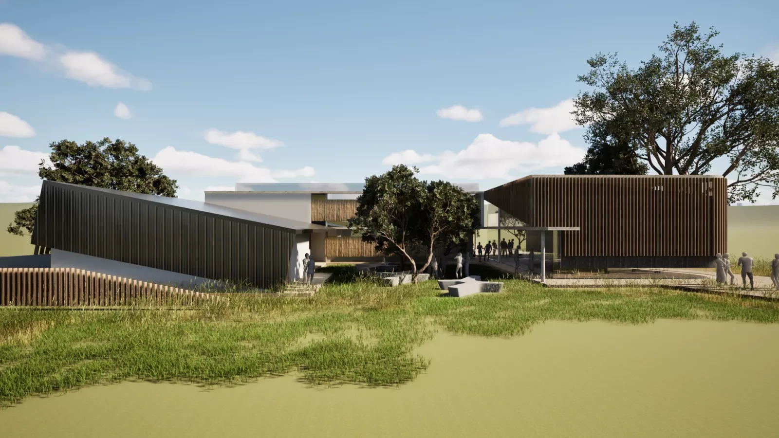 Main view of the completed PHS project by TERRAVERTA